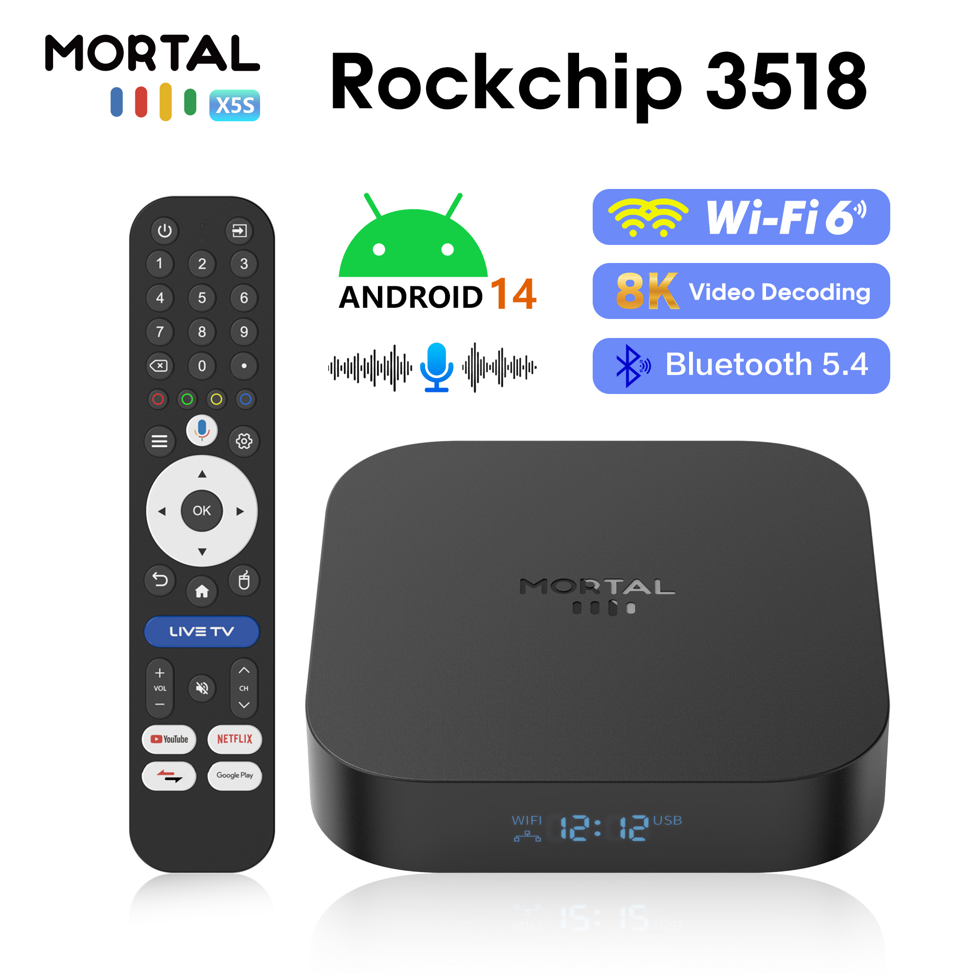 Global X5S Android14 Smart TV  - đánh giá và giá Radxa Rock 5B 16Gb